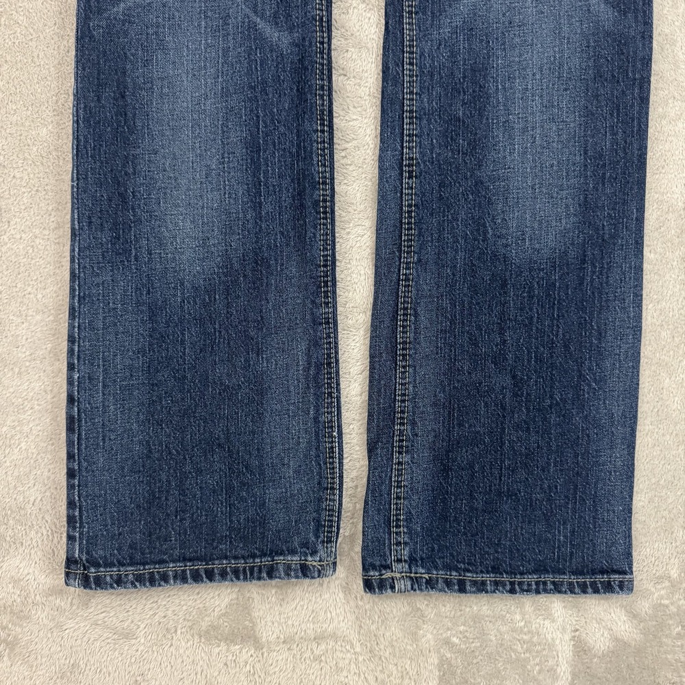 Cinch Ian Slim Fit Bootcut Jeans 33x34 Dark Wash Stretch Denim Cowboy Workwear - Picture 8 of 16